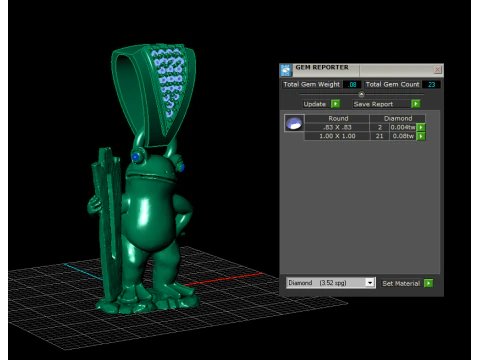 FROG AMPHIBIAN PENDANT 3D PRINTABLE MODEL 3D Model