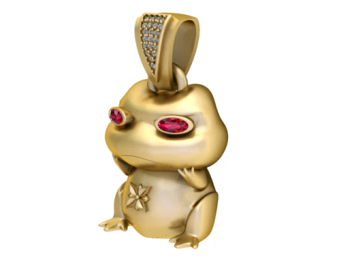 NINJA TURTLE PENDANT 3D PRINTABLE MODEL 3D Model