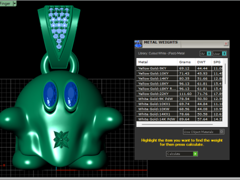 FUNNY GHOST PENDANT 3D PRINTABLE MODEL 3Dモデル
