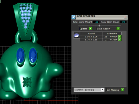FUNNY GHOST PENDANT 3D PRINTABLE MODEL 3D Model