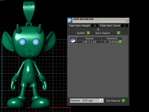 DEVIL PENDANT 3D PRINTABLE MODEL 3D Model