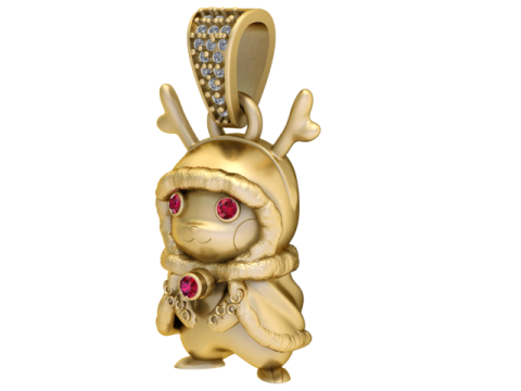 SANRIO CHARACTER PENDANT 3D PRINTABLE MODEL 3D मॉडल