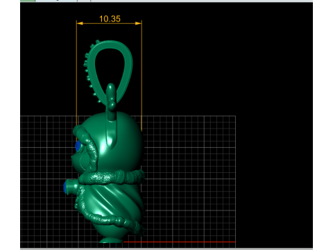 SANRIO CHARACTER PENDANT 3D PRINTABLE MODEL 3D मॉडल