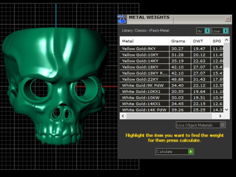 HALF SKULL FACE PENDANT 3D PRINTABLE MODEL 3D Модель