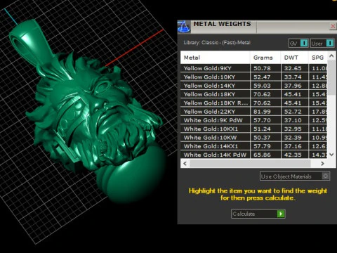 HUMAN FACE PENDANT 3D PRINTABLE MODEL 3D Model