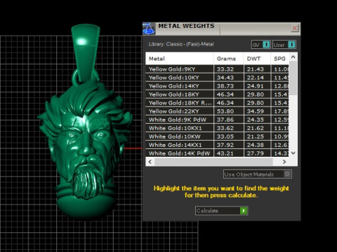 YOUNG MEN FACE PENDANT 3D PRINTABLE MODEL 3D 모델