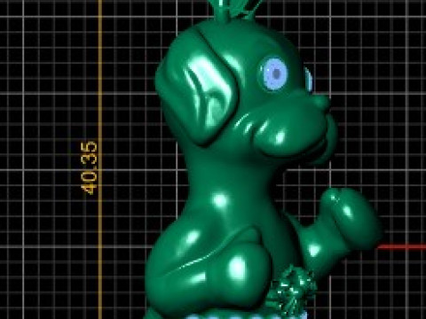 DOG ANIMAL PENDANT 3D PRINTABLE MODEL Modelo 3D