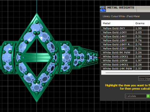 FANCY DIAMOND RING 3D PRINTABLE MODEL 3D Model