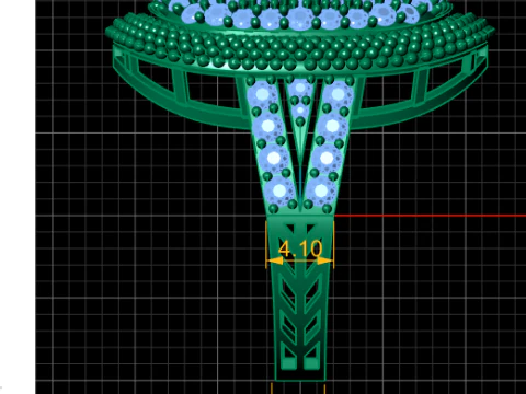 LUXURY GOLDEN RING 3D PRINTABLE MODEL 3D Model