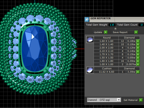 LUXURY GOLDEN RING 3D PRINTABLE MODEL 3Dモデル