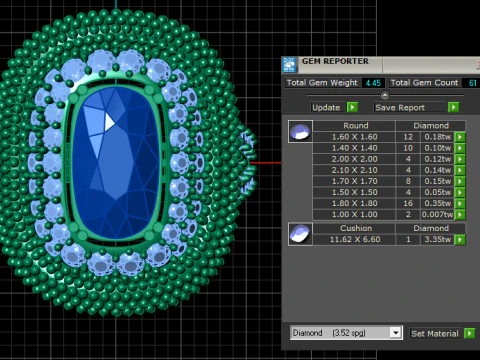 LUXURY GOLDEN RING 3D PRINTABLE MODEL 3D Model