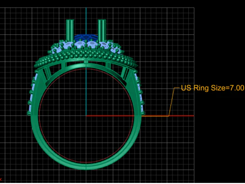 LUXURY GOLDEN RING 3D PRINTABLE MODEL 3D Model