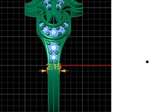 WEDDING RUBY RING 3D PRINTABLE MODEL 3D Model