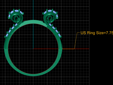 UNIQUE STYLE RING 3D PRINTABLE MODEL 3D मॉडल