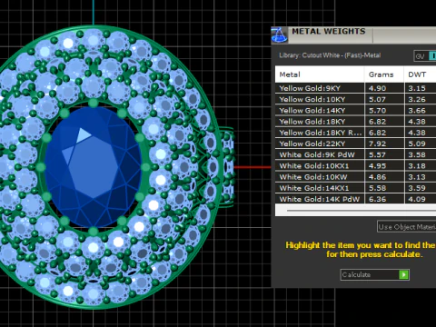 HIP HOP DIAMOND RING 3D PRINTABLE MODEL 3D Model