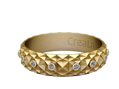 GOLDEN SIMPLE RING 3D PRINTABLE MODEL 3D Model