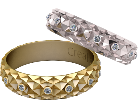 GOLDEN SIMPLE RING 3D PRINTABLE MODEL Model 3D