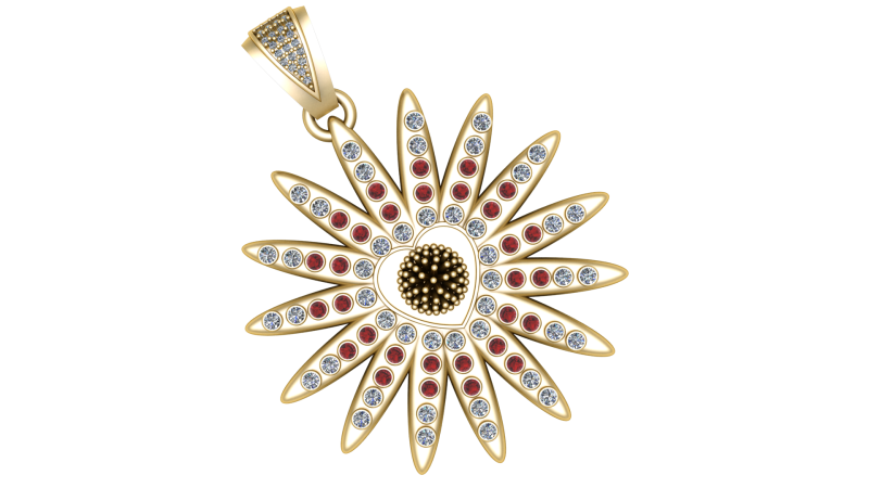 3D-ПІДВІСНА МОДЕЛЬ ДЛЯ ДРУКУ В СОНЦЕННОМУ СТИЛІ ДИЗАЙН СЕРЦЯ 3D Модель .c4d .max .obj .3ds .fbx .stl .blend 