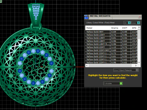 FANCY ANTIQUE PENDANT 3D PRINTABLE MODEL 3D Model