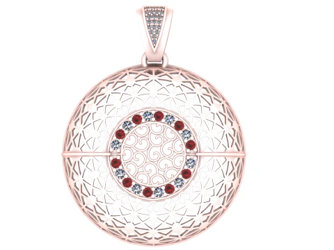 FANCY ANTIQUE PENDANT 3D PRINTABLE MODEL 3D Model