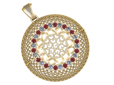 JOANE WOMEN PENDANT 3D PRINTABLE MODEL 3D Model
