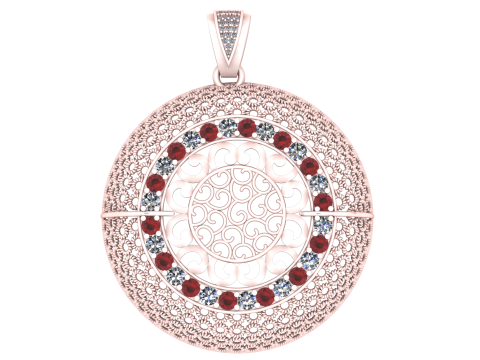 JOANE WOMEN PENDANT 3D PRINTABLE MODEL 3D मॉडल