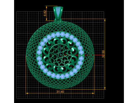 JOANE WOMEN PENDANT 3D PRINTABLE MODEL 3D Model