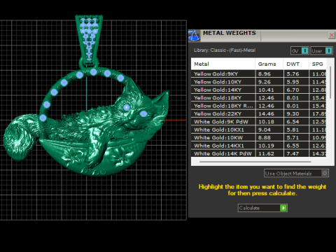 CAT IN THE BASKET PENDANT 3D PRINTABLE MODEL 3D Model