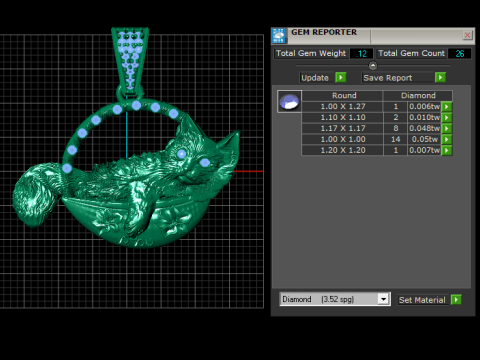 CAT IN THE BASKET PENDANT 3D PRINTABLE MODEL 3D Model