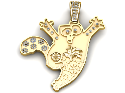 CARTOON CHARACTER PENDANT 3D PRINTABLE MODEL 3D Model