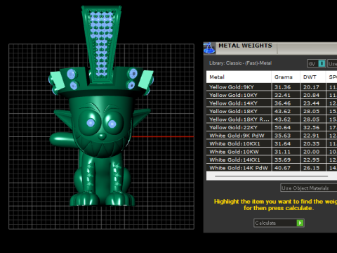 NAUGHTY ANIMAL PENDANT 3D PRINTABLE MODEL Modello 3D