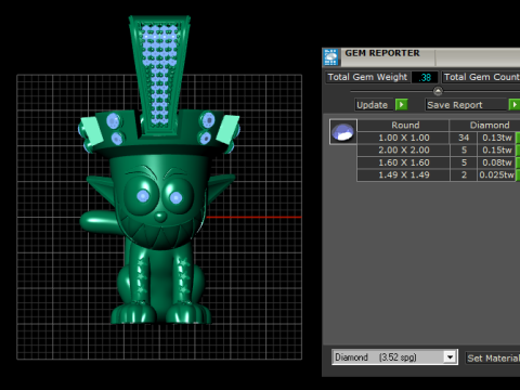NAUGHTY ANIMAL PENDANT 3D PRINTABLE MODEL Modello 3D
