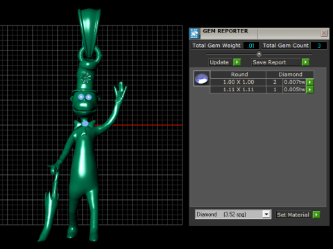 CARTOON MEN PENDANT 3D PRINTABLE MODEL 3D Модель