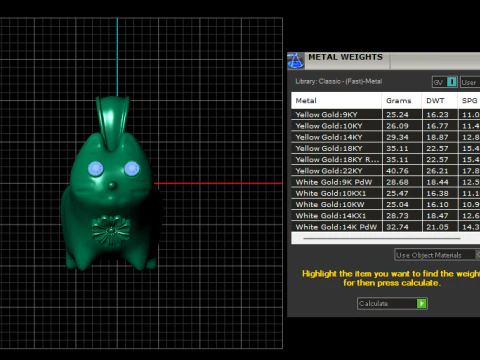 CAT EMERALD PENDANT 3D PRINTABLE MODEL 3D Model
