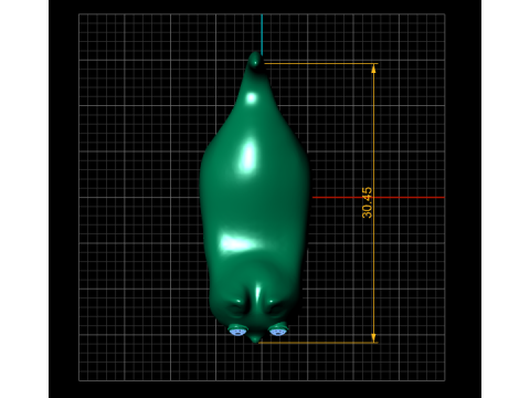 CAT EMERALD PENDANT 3D PRINTABLE MODEL 3D 모델