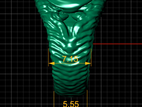 ANIMAL JAW DESIGN RING 3D PRINTABLE MODEL 3D Model
