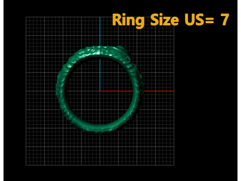 ANIMAL JAW DESIGN RING 3D PRINTABLE MODEL 3D Model