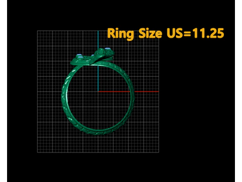 SNAKE DESIGN RING 3D PRINTABLE MODEL 3D Model