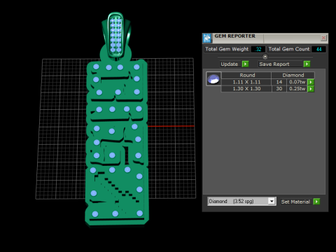 DIGO WORD CHARM PENDANT 3D PRINTABLE MODEL Modèle 3D