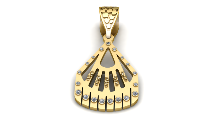 HOT AIR BALLOON STYLE PENDANT 3D PRINTABLE MODEL 3D Модель .c4d .max .obj .3ds .fbx .stl .blend