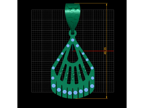 HOT AIR BALLOON STYLE PENDANT 3D PRINTABLE MODEL 3D Model
