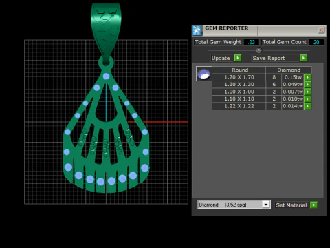 HOT AIR BALLOON STYLE PENDANT 3D PRINTABLE MODEL 3D Model