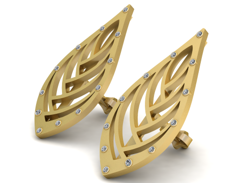 GLAMIRA LUXURY EARRING 3D PRINTABLE MODEL 3Dモデル