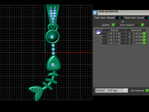 FISH SKULL PENDANT 3D PRINTABLE MODEL 3D Model