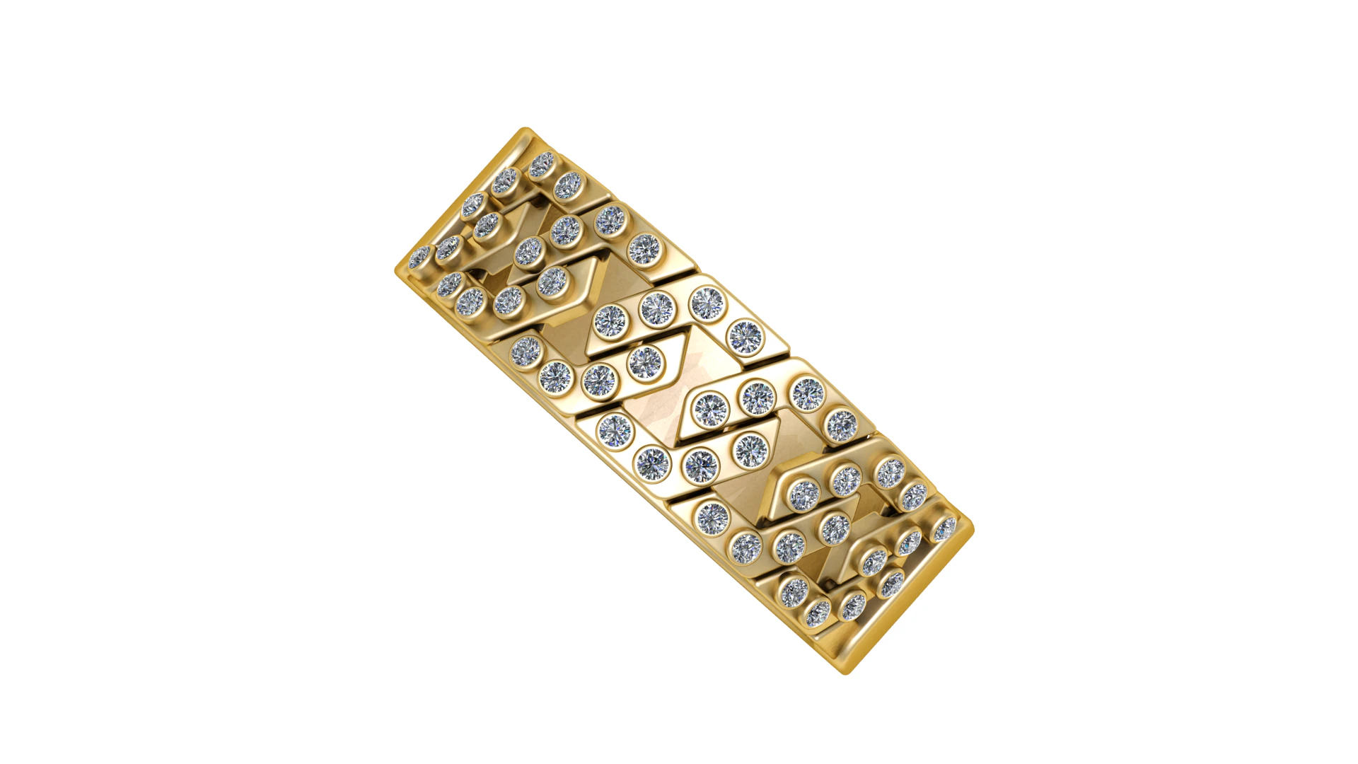 RUSSIAN DIAMOND RING 3D PRINTABLE MODEL 3D Model .c4d .max .obj .3ds .fbx .stl .blend
