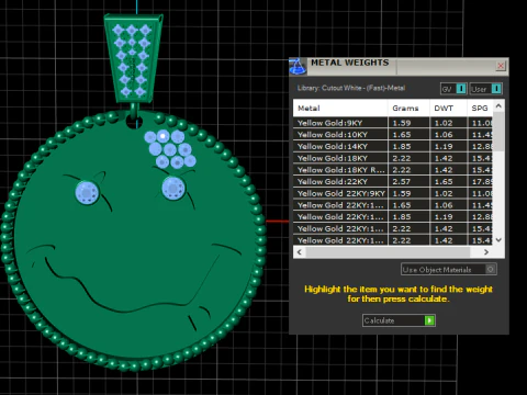 SMILEY FACE COIN PENDANT 3D PRINTABLE MODEL 3D Model