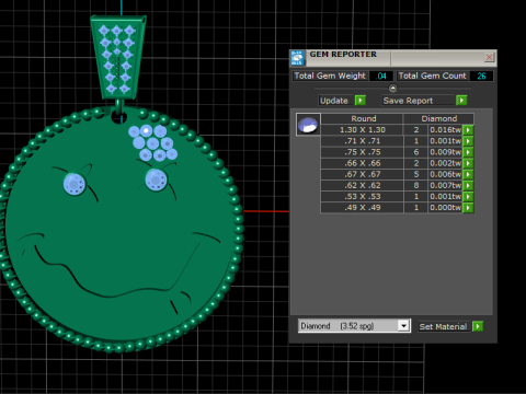 SMILEY FACE COIN PENDANT 3D PRINTABLE MODEL 3D Model