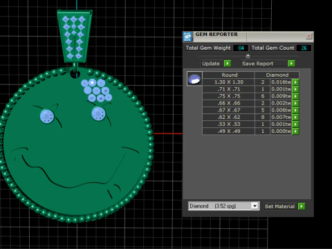 SMILEY FACE COIN PENDANT 3D PRINTABLE MODEL 3D Model