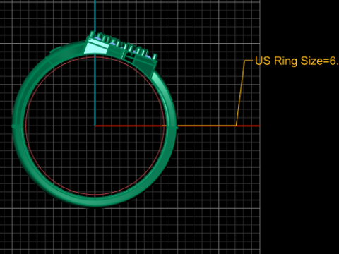 DOUBLE STAR DESIGN RING 3D PRINTABLE MODEL Model 3D