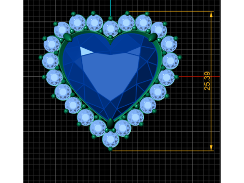 HEART SHAPE RING 3D PRINTABLE MODEL 3D Model